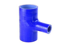 Κολάρο Σιλικόνης Σχήμα Τ Φ63mm Φ25mm Μπλε 1 Τμχ Grp-t63-25-bl
