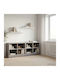 Wooden Storage Shelf Unit L66xW33xH48cm