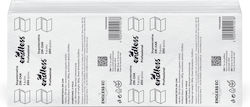 Endless Ζικ-ζακ Χειροπετσέτες Λευκές 16 x 250τμχ 23311 Endless Ζικ-ζακ Χειροπετσέτες Λευκές 16 x 250τμχ 23311