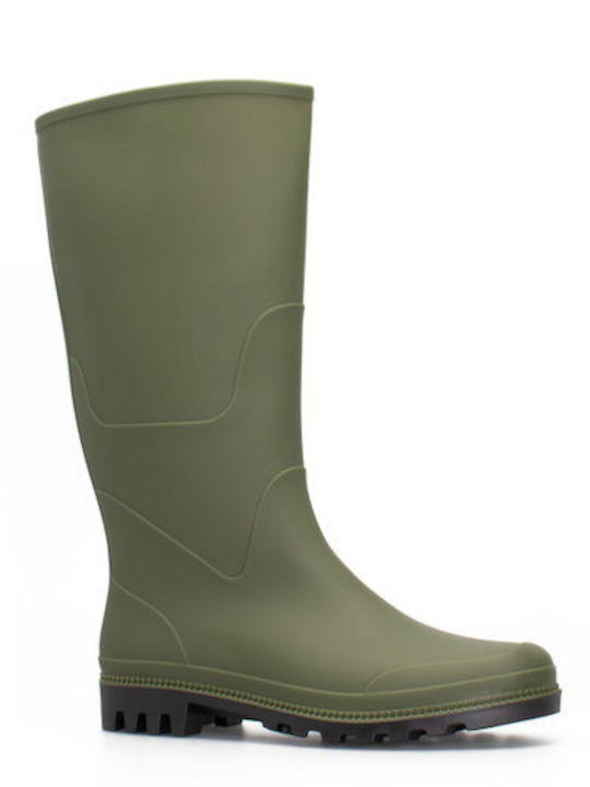 Rouchette Non-Slip Unisex Safety Wellies Khaki