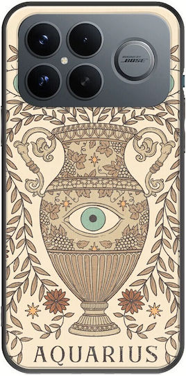 Θήκη Zodiac Aquarius Xiaomi Poco F8 Ultra 5g Black Tpu Μαύρη Σιλικόνη