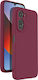 Avizar Case Redmi A7 Pro Soft-touch Silicone Fast Cover Series Bordeaux