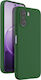 Avizar Case Oppo A6x Soft-touch Silicone Fast Cover Series Dark Green