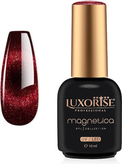 Luxorise Gel Nagellack Elixir Garnet Glow Katzenauge 10ml
