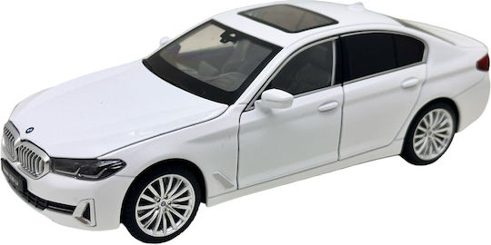 BMW G30 530li Alb 1:24 Model Metalic Lumini Sunete Uși Funcționale Capotă Portbagaj
