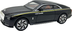 Реплика Модел Метален Rolls-royce Spectre Черен 1:24 Светлини Звуци Функционални Врати Капак Багажник Реплика Модел Метален Rolls-royce Spectre Черен 1:24 Светлини Звуци Функционални Врати Капак Багажник