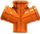 Pvc Double Elbow F110x110x110/67o Aquasto