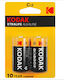 Kodak Alkaline Batteries C 1.5V 2pcs