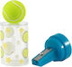 Ξύστρα Fancy I-total Βαρελάκι Διάφανο Tennis Xl2686g