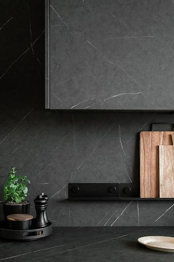 Wenko Wall Metal Shelf 25x7.5x7.5cm Black