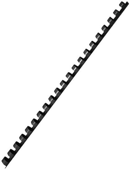 Metron Spirală Legătorie De Cărți Din Plastic 14mm Negru 100 Bucăți