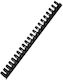 Metron Plastic Spiral Bookbinding 38mm Black 50 Pieces