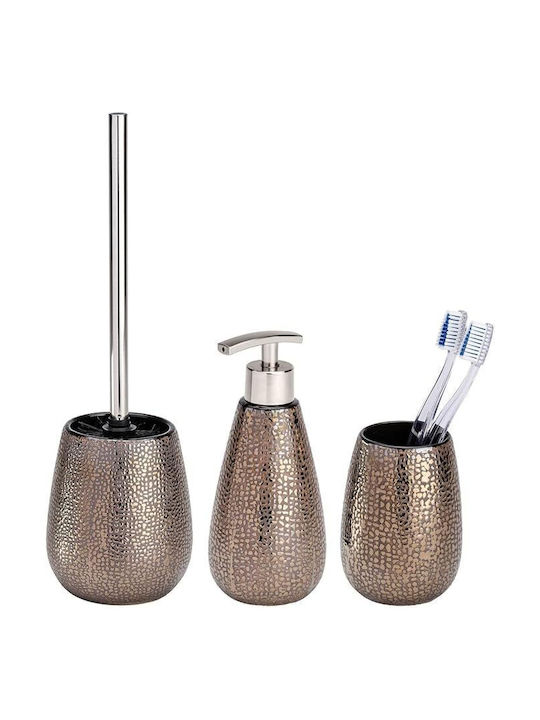 Wenko Ceramic Bathroom Accessory Set 3 Pieces