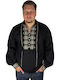 Herrenblusen Schwarz Beige