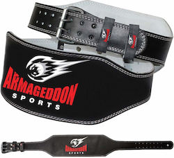 Фитнес колан Armageddon Sports кожа 15 см ширина