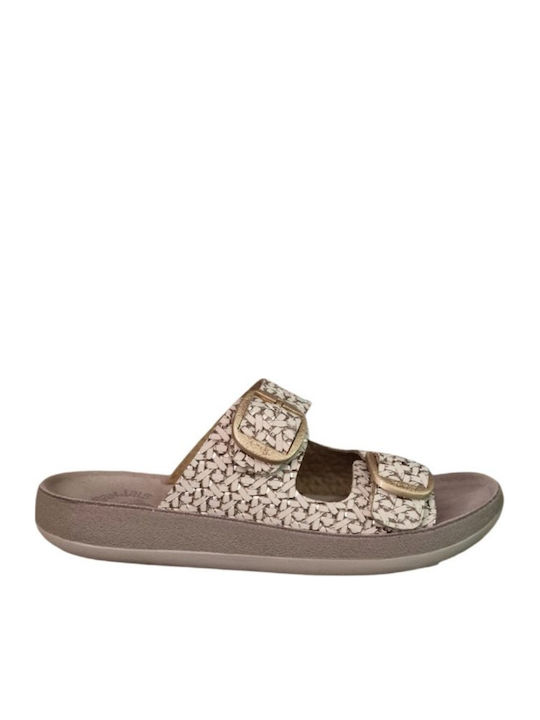Fantasy Sandals Δερμάτινα Γυναικεία Ανατομικά Σ...