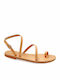 Sandale Casual Damă Athena Bej Flat