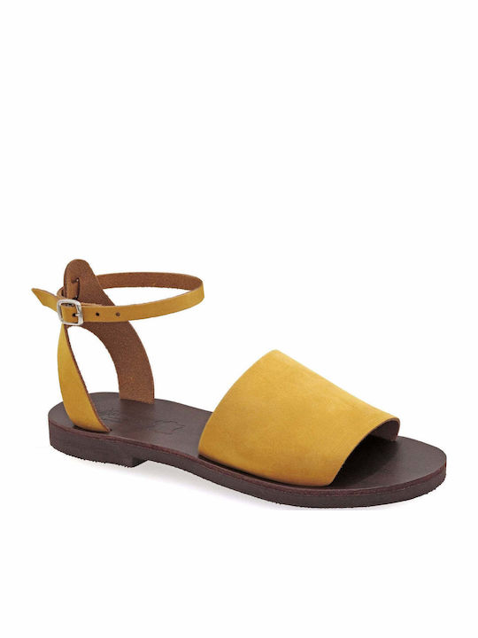 Flatforms Дамски Сандали Арети Горчичени