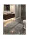 SteweHome Rutschfestes Set Badematten STE-029772-P29772 Graue 60x100cm 2 Stück