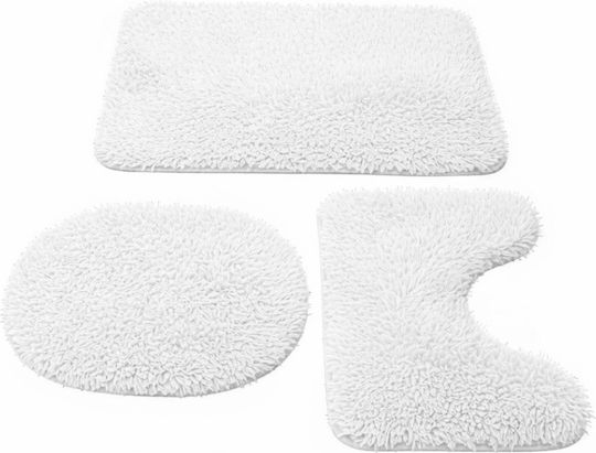 SteweHome Set Covoare De Baie STE-029916-V66443 Gri 60x100cm 3 Bucăți SteweHome Set Covoare De Baie STE-029916-V66443 Gri 60x100cm 3 Bucăți