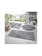 SteweHome Non-Slip Bath Mats Set STE-029959-P29959 Gray 60x100cm 3 Pieces