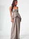 Damen Overall Formulare Beige Dunkel