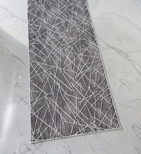 Linea Home 5042 Αντιολισθητικό Χαλί Διάδρομος Γκρι 70x200cm