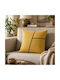 My Home Luxury Decorative Pillow Case Yellow 45x45cm