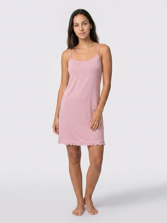 Notte Stella Summer Women's Nightgown Pink