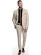 Men's Suit with Slim Fit Ecru