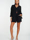 Women's Set with Black Shorts