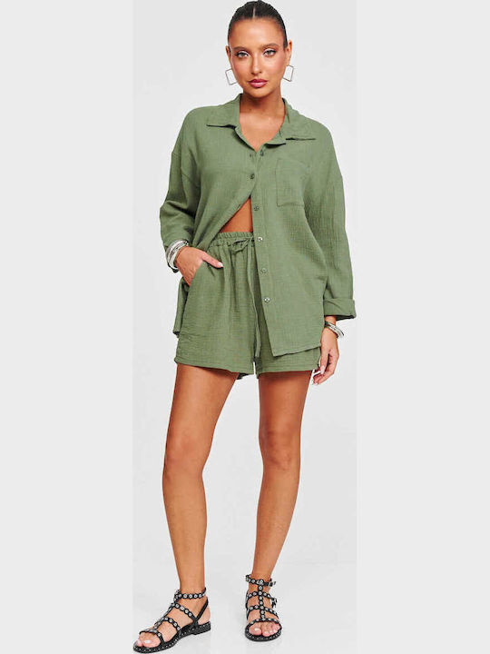 Decoro Women's Set with Khaki Shorts