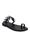 Sandals Slippers Soft Sole Olive Leaves Arsinóe Black