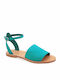 Flat Damen Sandalen Areti Türkise