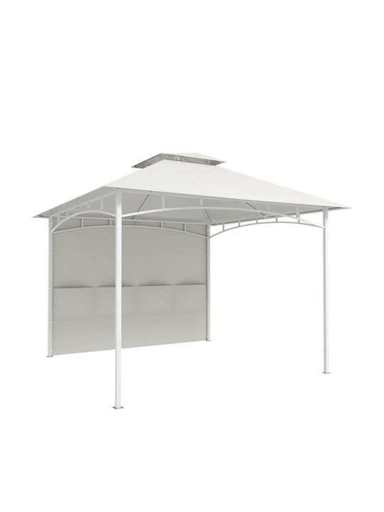 Outsunny Gazebo de Grădină Bej 3x3m