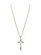Bag to Bag Vergoldeter Kreuz mit Kette
