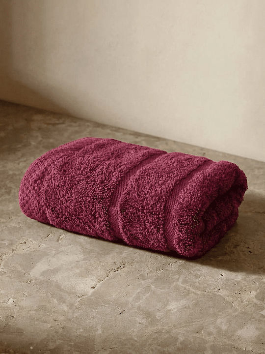 Πετσέτα Χεριών Royal Cosy 30x50εκ. Μπορντώ Βάρο...