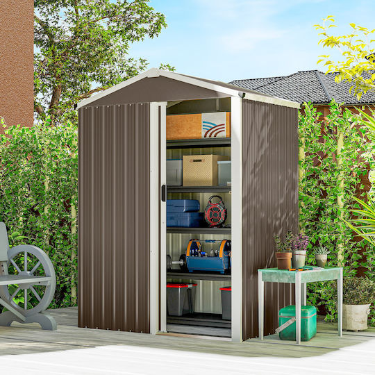 Metallische Gartenhaus Galvanisiert M1.36xB0.87xH1.79m