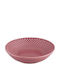 Bordallo Pinheiro Servierplatte Tief Keramik Rosa 21cm