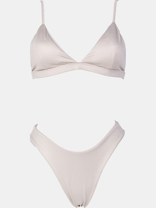 Decoro Bikini Set Triangle Beige