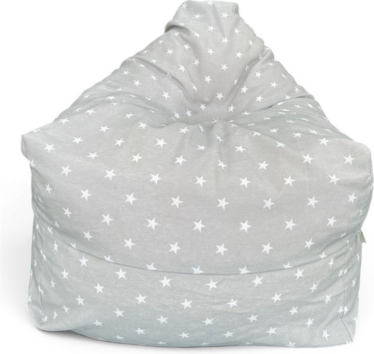 Pouf Sessel Grau 55x55x30cm