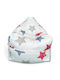 Pouf Opala 55x55x30cm OP1-stars-redblue