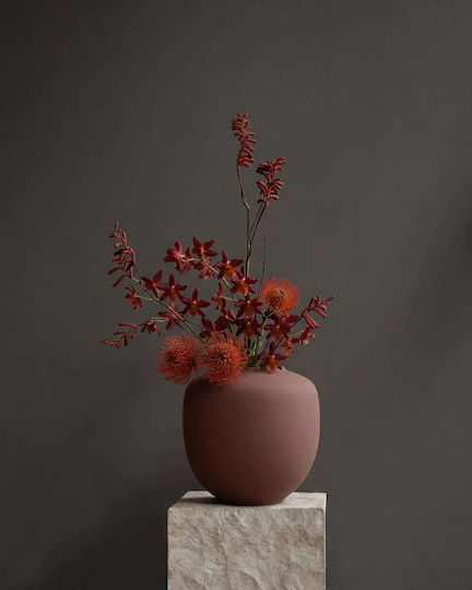 101 Copenhagen Decorative Ceramic Vase Medio Brown 30x30xH30cm