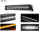 56 См 22 Инча 12v 24v LED Бар LED Бар Пиано Дизайн Диод Прожектор Супер Мощен Бяло Оранжево Осветление Маркер Мъгла