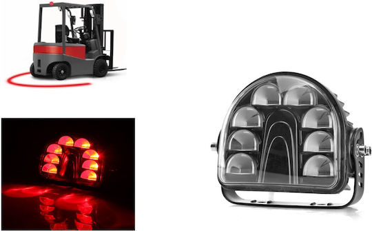 Universal Warning Led Red Light Halogen Lamp Reverse Safety 10-80v 24w Forklift