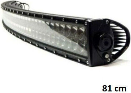 81 См X 5.5 См Тънка Извита Мощна Led Лента 180w 60 Led 12-24v Atv Jeep 4x4 Offroad Камион Кола