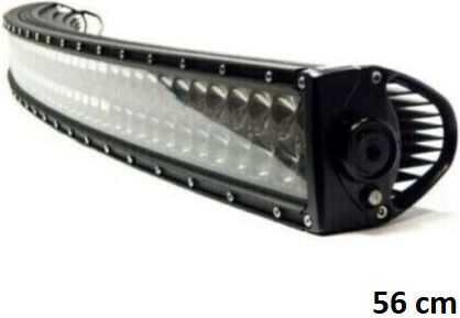 56 См X 5.5 См Тънка Извита Мощна LED Лента 120W 40 LED 12-24V ATV Jeep 4x4 Offroad Камион Кола