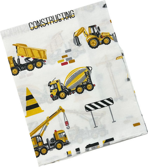 Bunny Bebe Schultertuch Burp Cloth Baumwolle Weiß 80x80cm