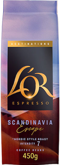 L'Or Καφές Espresso Arabica Caramel σε Κόκκους 450gr