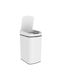 HomCom Waste Bin From Stainless Steel White 12lt